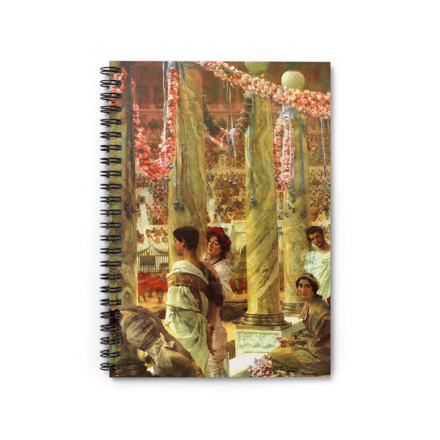 A Bear Fight in the Coliseum Notebook with Romanticism cover, ideal for journaling and planning, showcasing a bear fight scene from Romanticism.