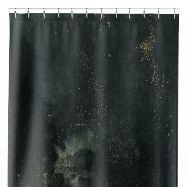 Abstract Shower Curtain Close Up, Abstract Shower Curtains