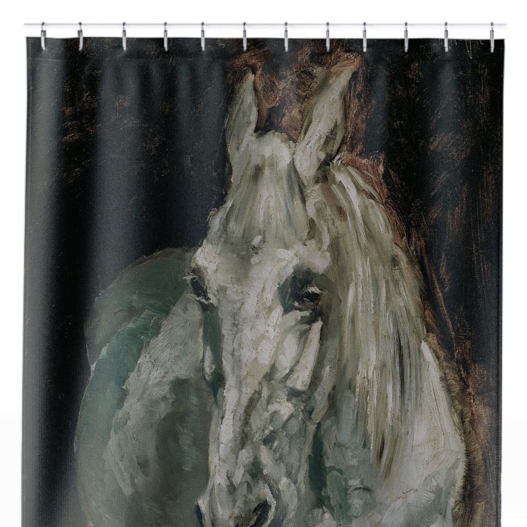 Abstract Wild Animal Shower Curtain Close Up, Animal Shower Curtains