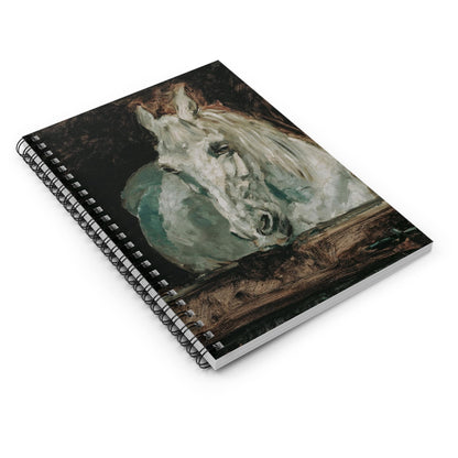 Abstract Wild Animal Spiral Notebook Laying Flat on White Surface