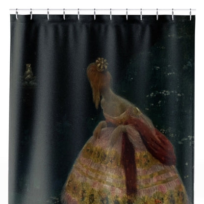 Aesthetic Fariy Tale Shower Curtain Close Up, Victorian Shower Curtains