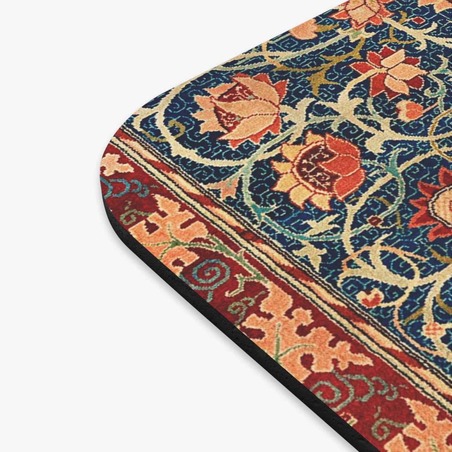 Aesthetic Floral Vintage Mouse Pad Design Close Up