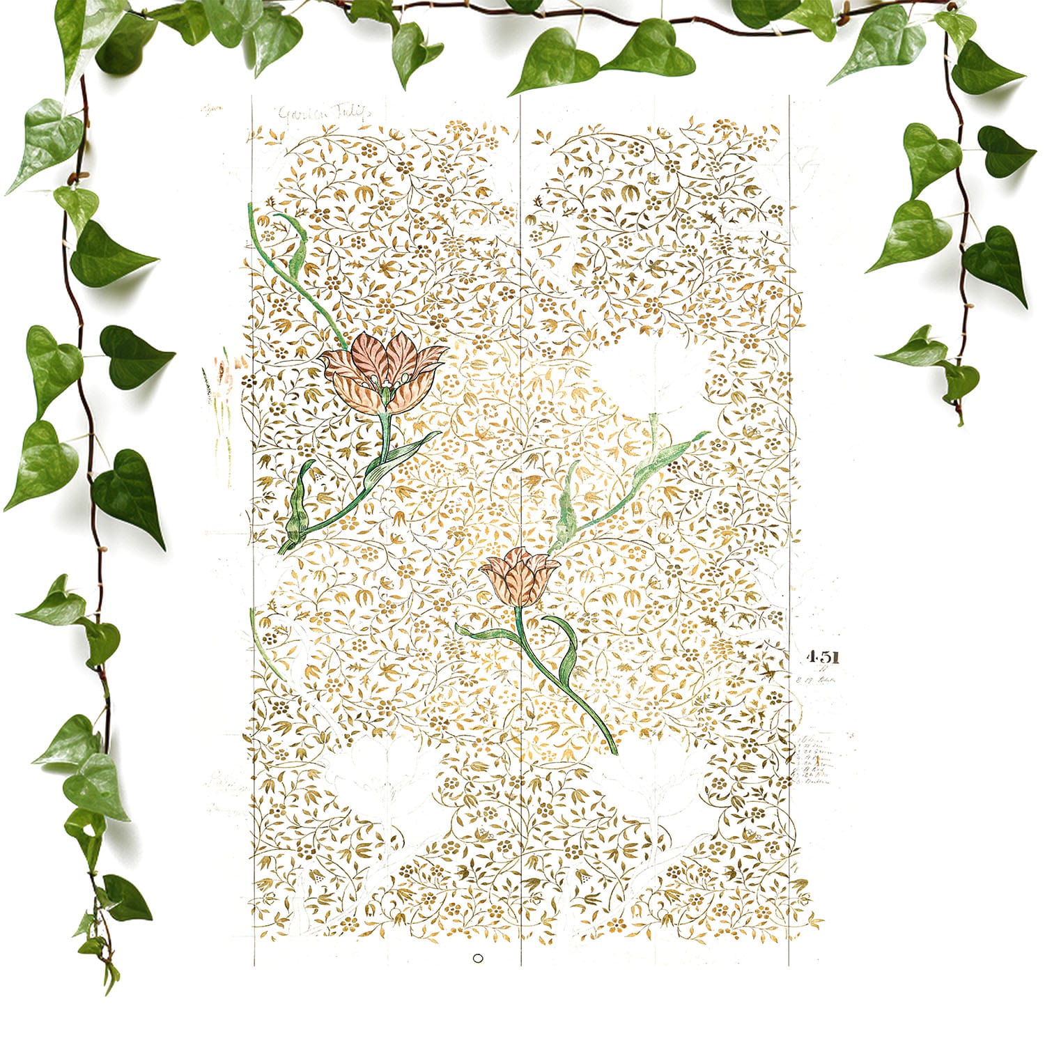 Aesthetic Floral art print william morris vintage wall art