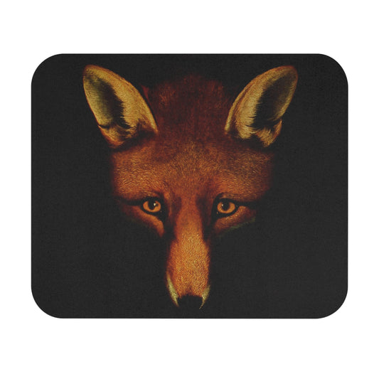 Red Fox Mouse Pad showcasing Reynard the fox art, adding whimsy to desk and office decor.