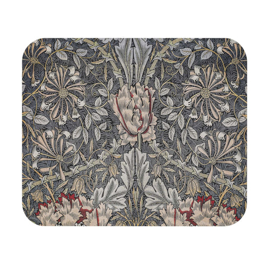 Antique Wallpaper Mouse Pad highlighting honeysuckle design, ideal for desk and office decor.