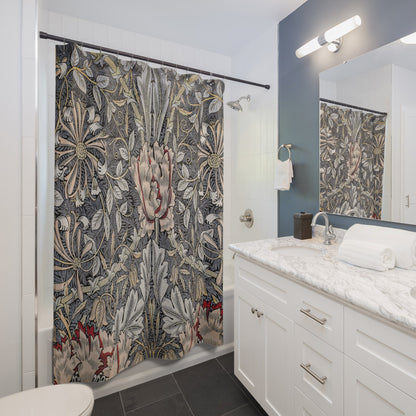 Antique Wallpaper Shower Curtain Best Bathroom Decorating Ideas for Flowers Decor