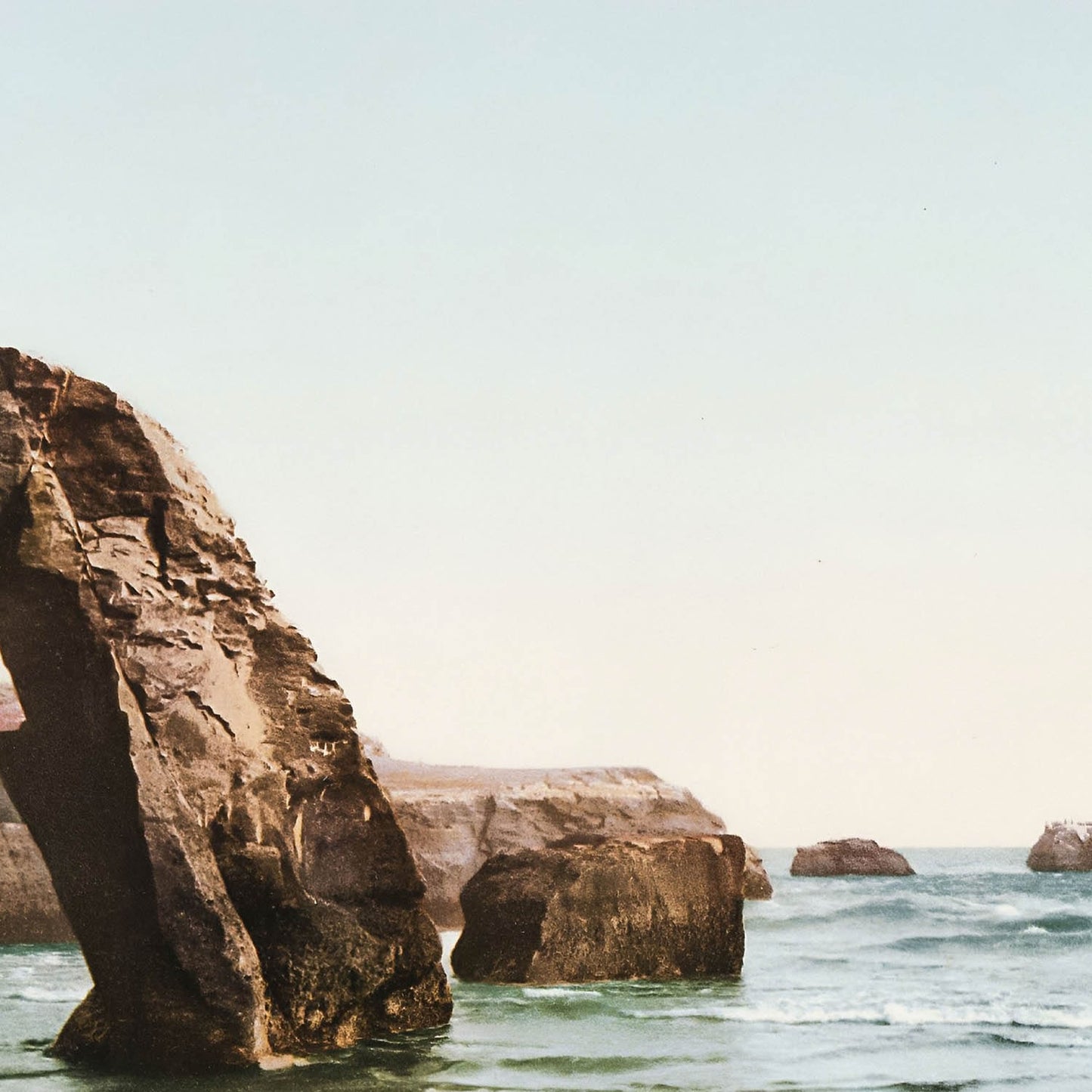 Arch Rock California Coast Art Print Close Up Detail Shot 2