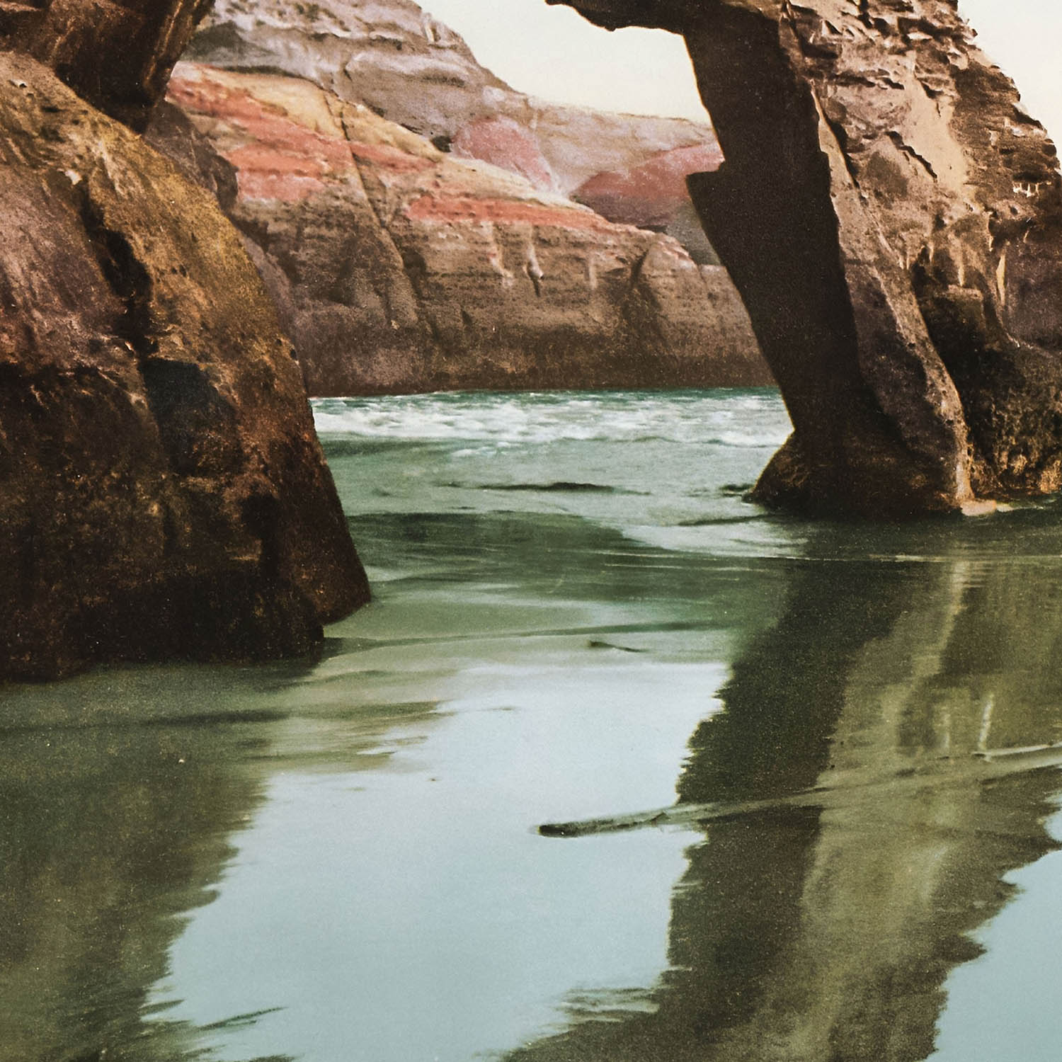 Arch Rock California Coast Art Print Close Up Detail Shot