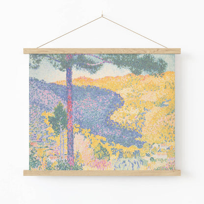 Beautiful Nature Art Print in Wood Hanger Frame on Wall
