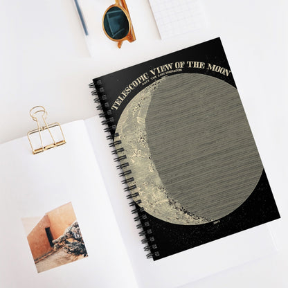 Astronomy Spiral Notebook Displayed on Desk