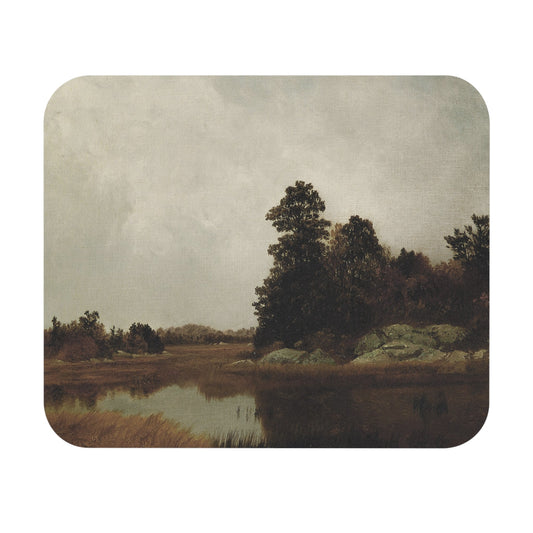 Autumn Landscape Mouse Pad with fall decor, desk and office decor featuring autumn landscape artwork.