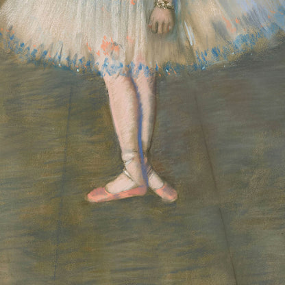 Ballerina Painting Art Print Close Up Detail Shot