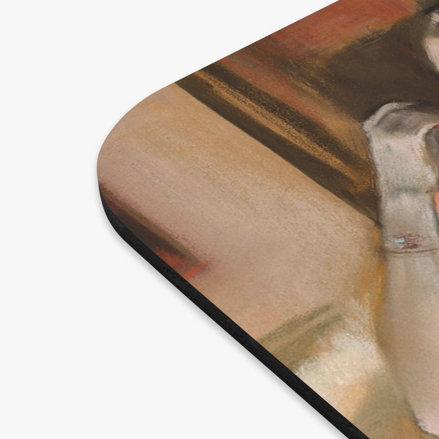 Ballerina Painting Vintage Mouse Pad Design Close Up