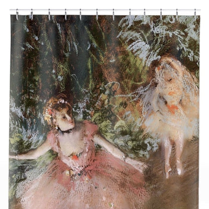 Ballerinas in Pink Shower Curtain Close Up, Victorian Shower Curtains