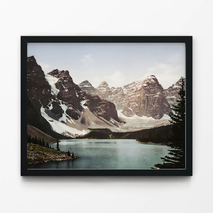 Banff National Park Art Print in Black Picture Frame