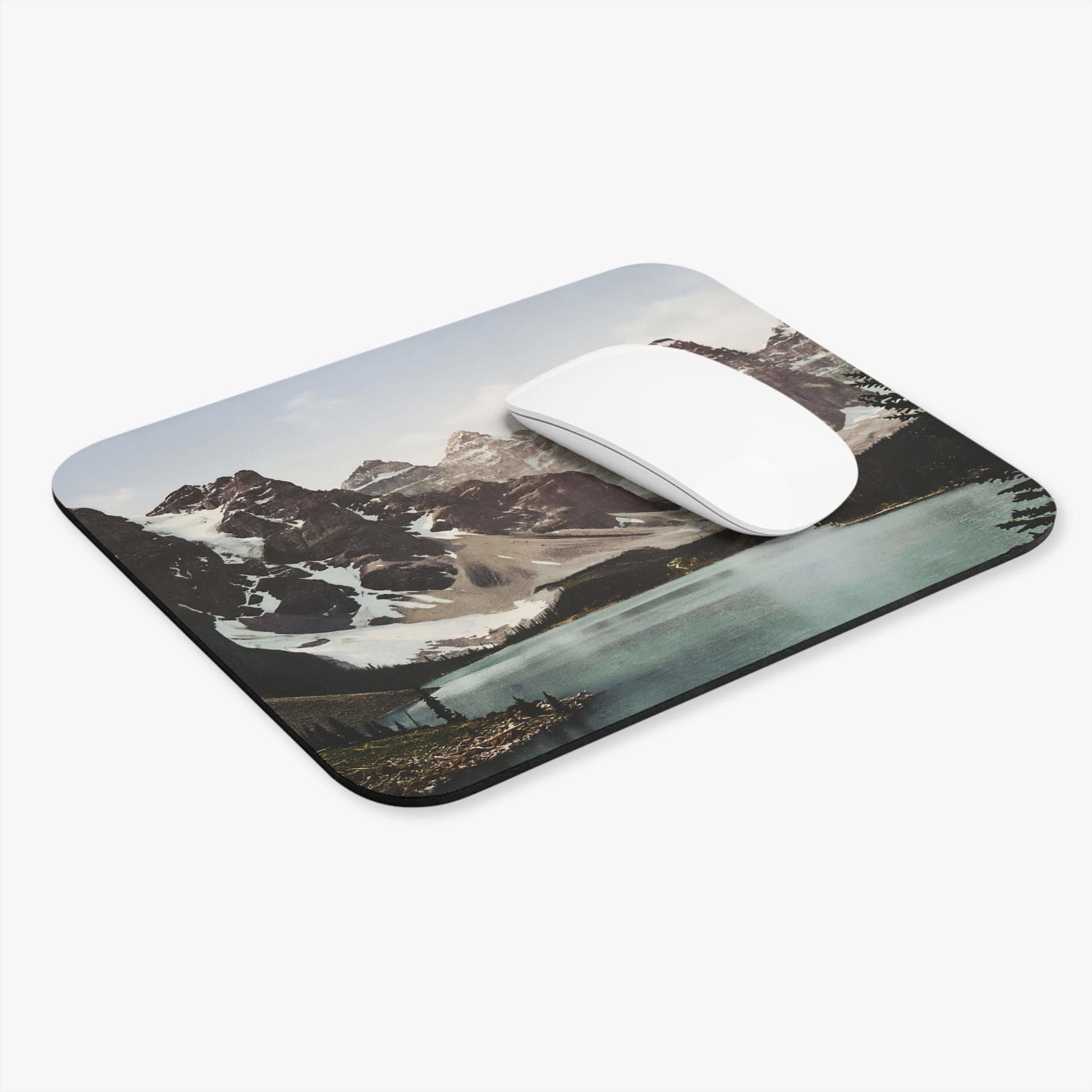 Banff National Park Computer Desk Mouse Pad With White Mouse