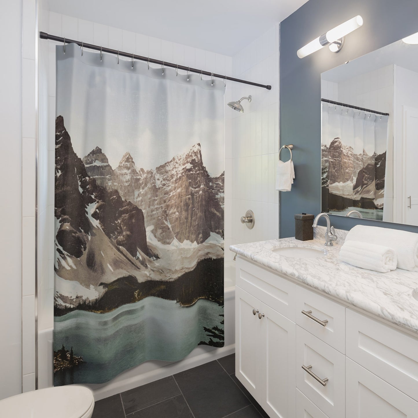 Banff National Park Shower Curtain Best Bathroom Decorating Ideas for Landscapes Decor
