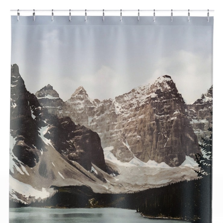 Banff National Park Shower Curtain Close Up, Landscapes Shower Curtains