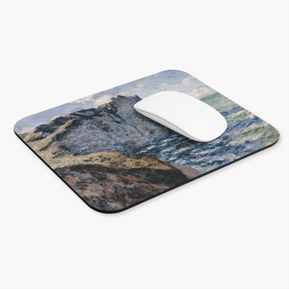 Beach Computer Desk Mouse Pad With White Mouse