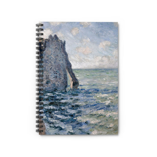 Beach Notebook with nautical cover, perfect for beach lovers, featuring serene coastal views.