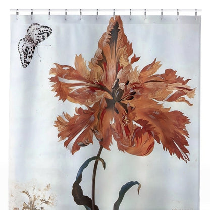 Beautiful Flower Shower Curtain Close Up, Flowers Shower Curtains