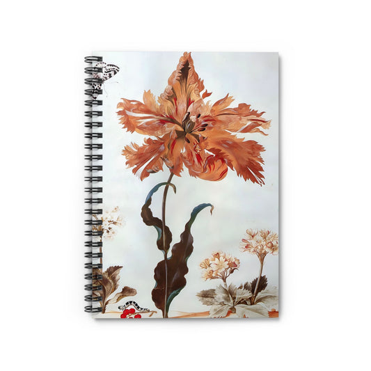 Beautiful Flower Notebook with Botanical Nature cover, ideal for journaling and planning, showcasing beautiful botanical nature designs.
