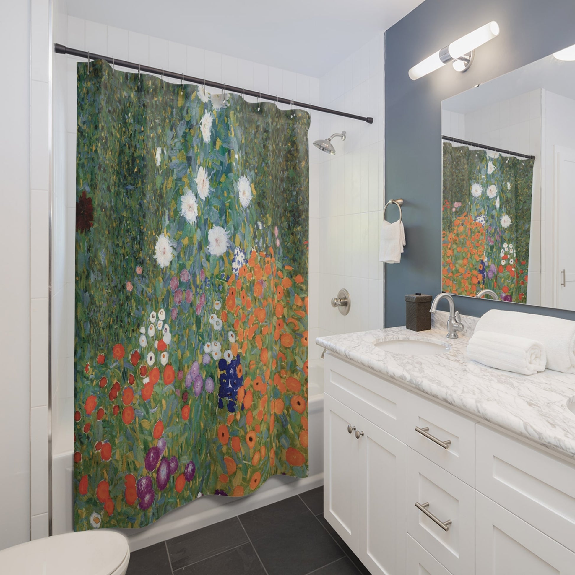 Beautiful Flowers Shower Curtain Best Bathroom Decorating Ideas for Botanical Decor