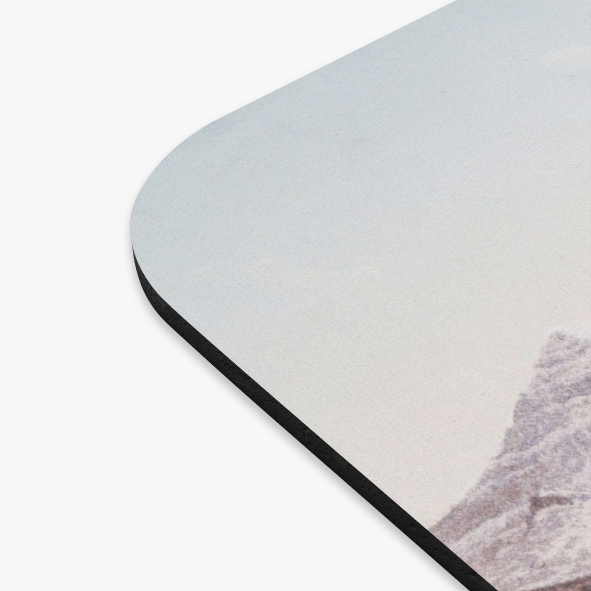 Beautiful Mountain Vintage Mouse Pad Design Close Up