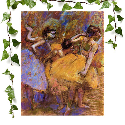 Behind the Curtain art print edgar degas vintage wall art