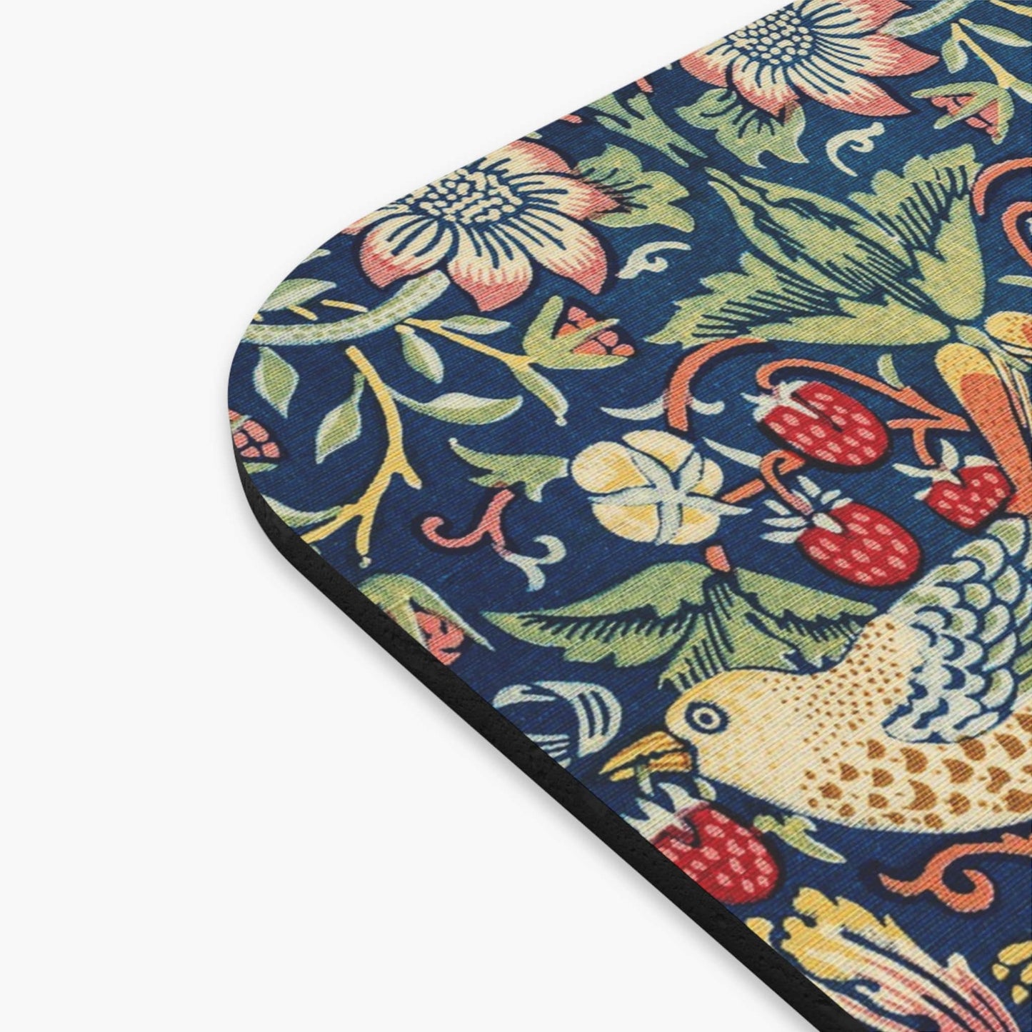 Birds and Plants Vintage Mouse Pad Design Close Up