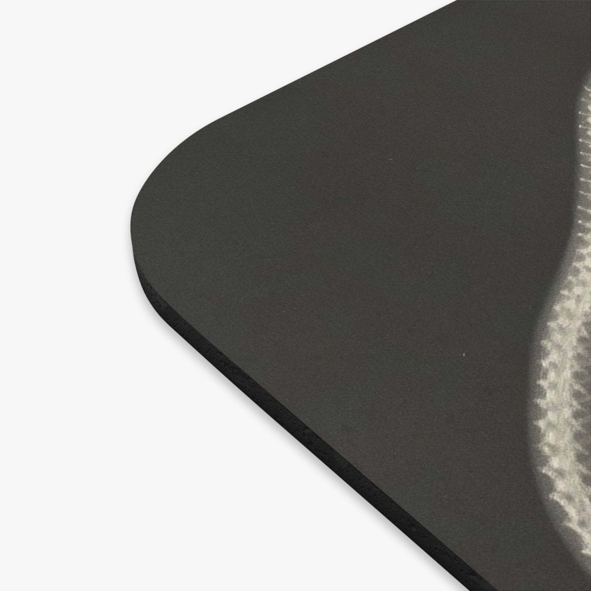 Black and White Snake Vintage Mouse Pad Design Close Up