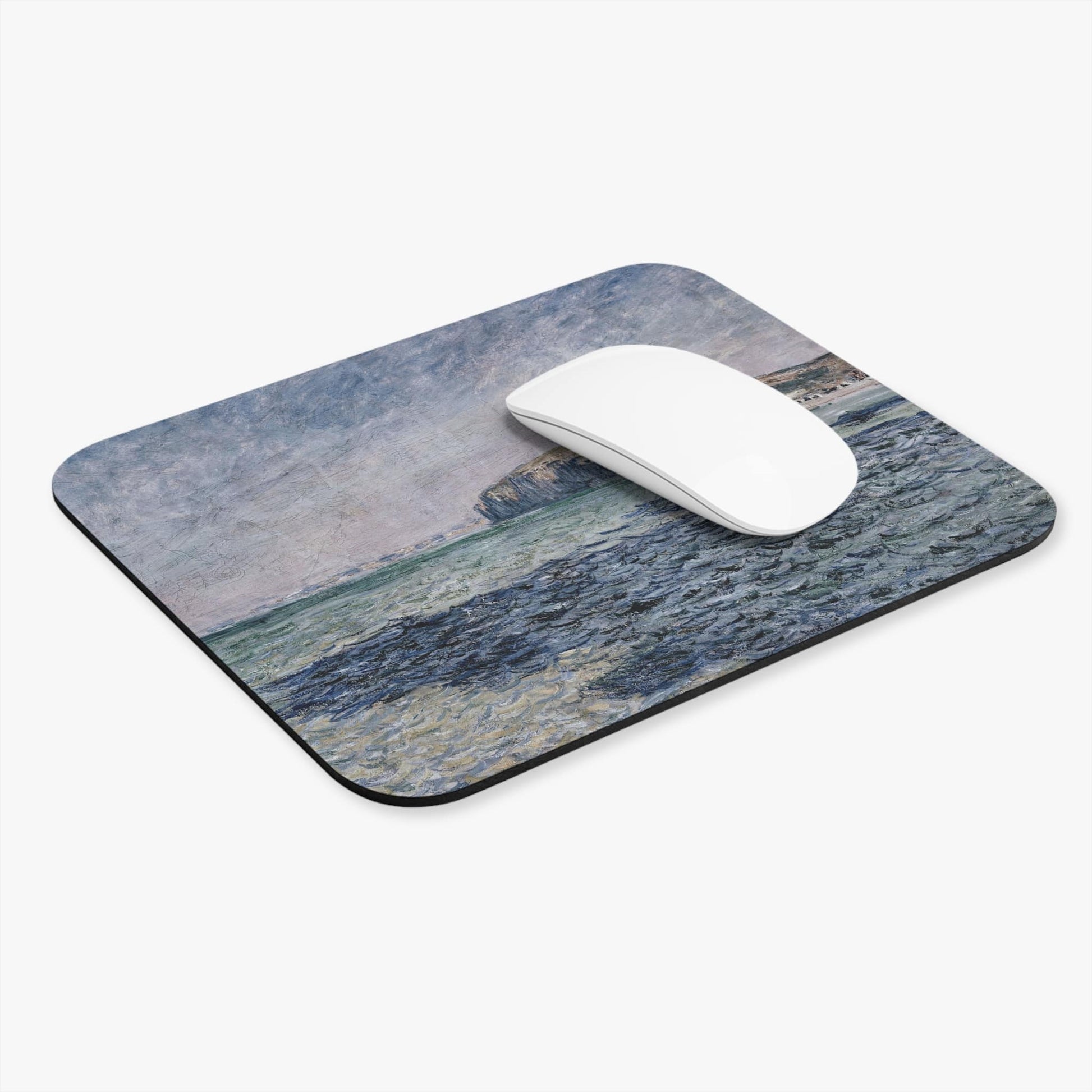 Blue Ocean Computer Desk Mouse Pad With White Mouse