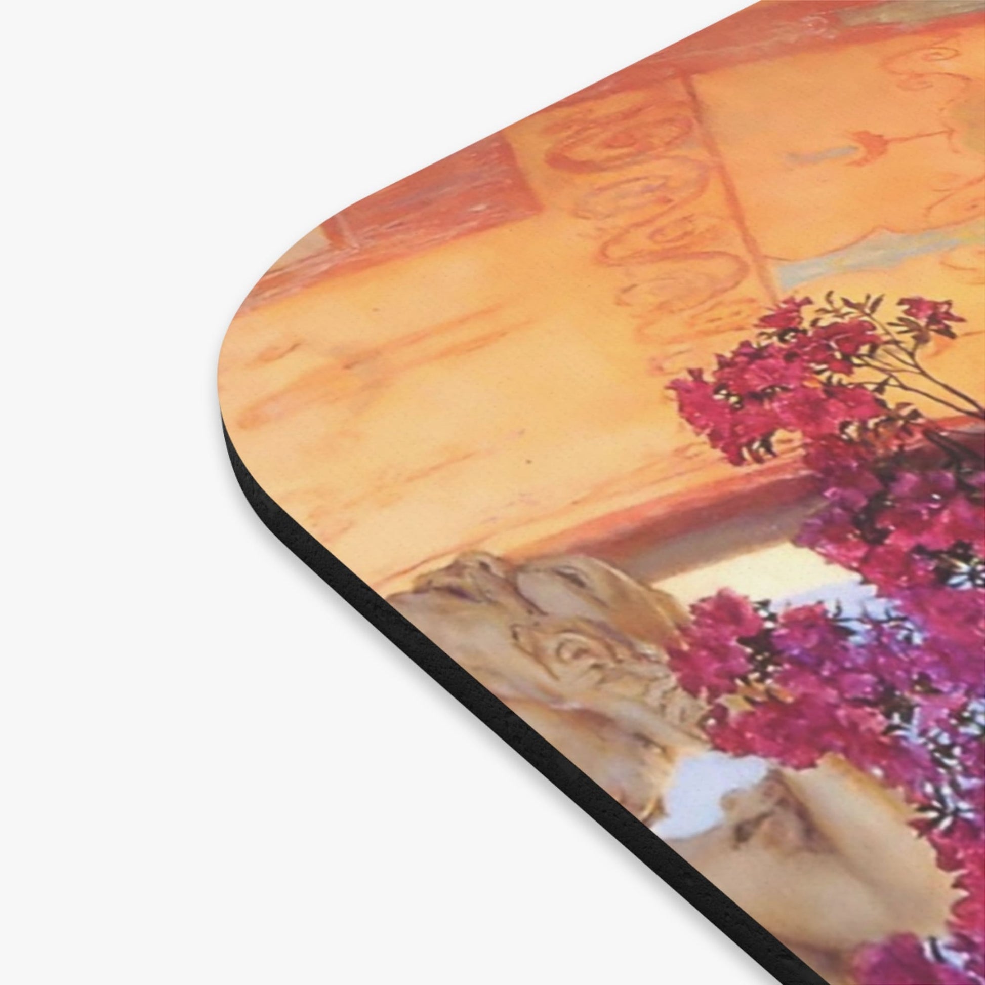 Bright Aesthetic European Vintage Mouse Pad Design Close Up