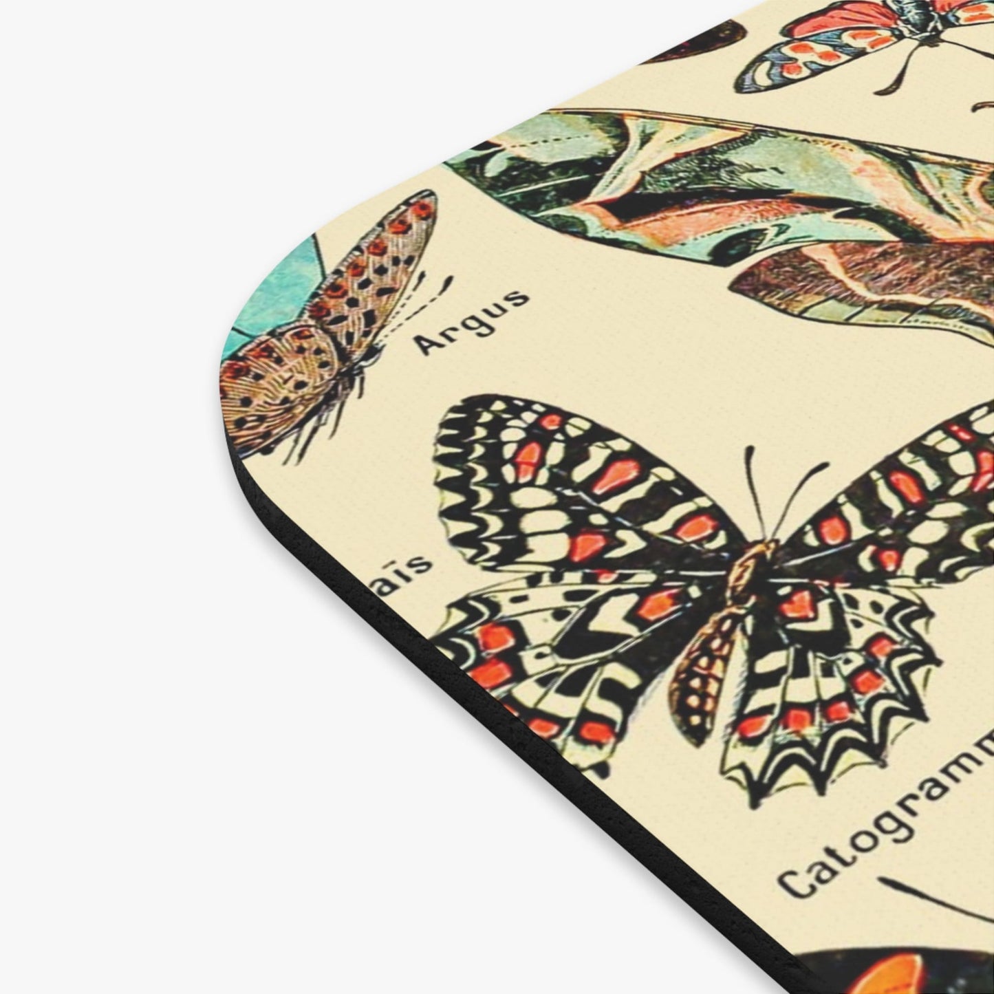 Butterfly Vintage Mouse Pad Design Close Up