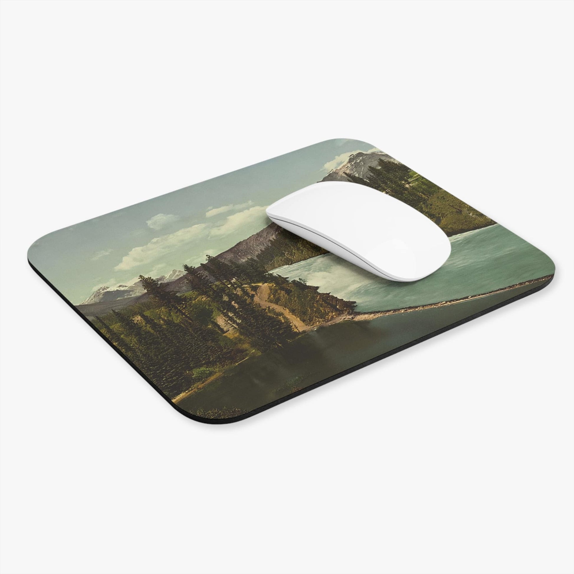 Canada Landscape Computer Desk Mouse Pad With White Mouse