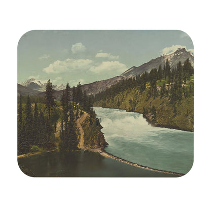 Canada Landscape Mouse Pad highlighting Banff National Park scenic views, ideal for desk and office decor.