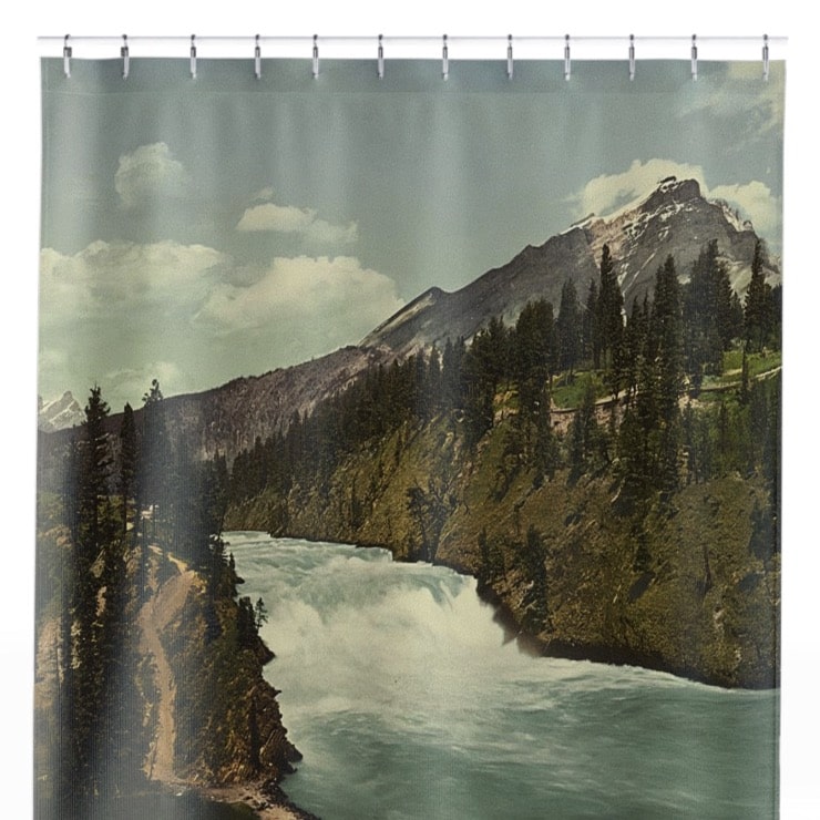 Canada Landscape Shower Curtain Close Up, Landscapes Shower Curtains