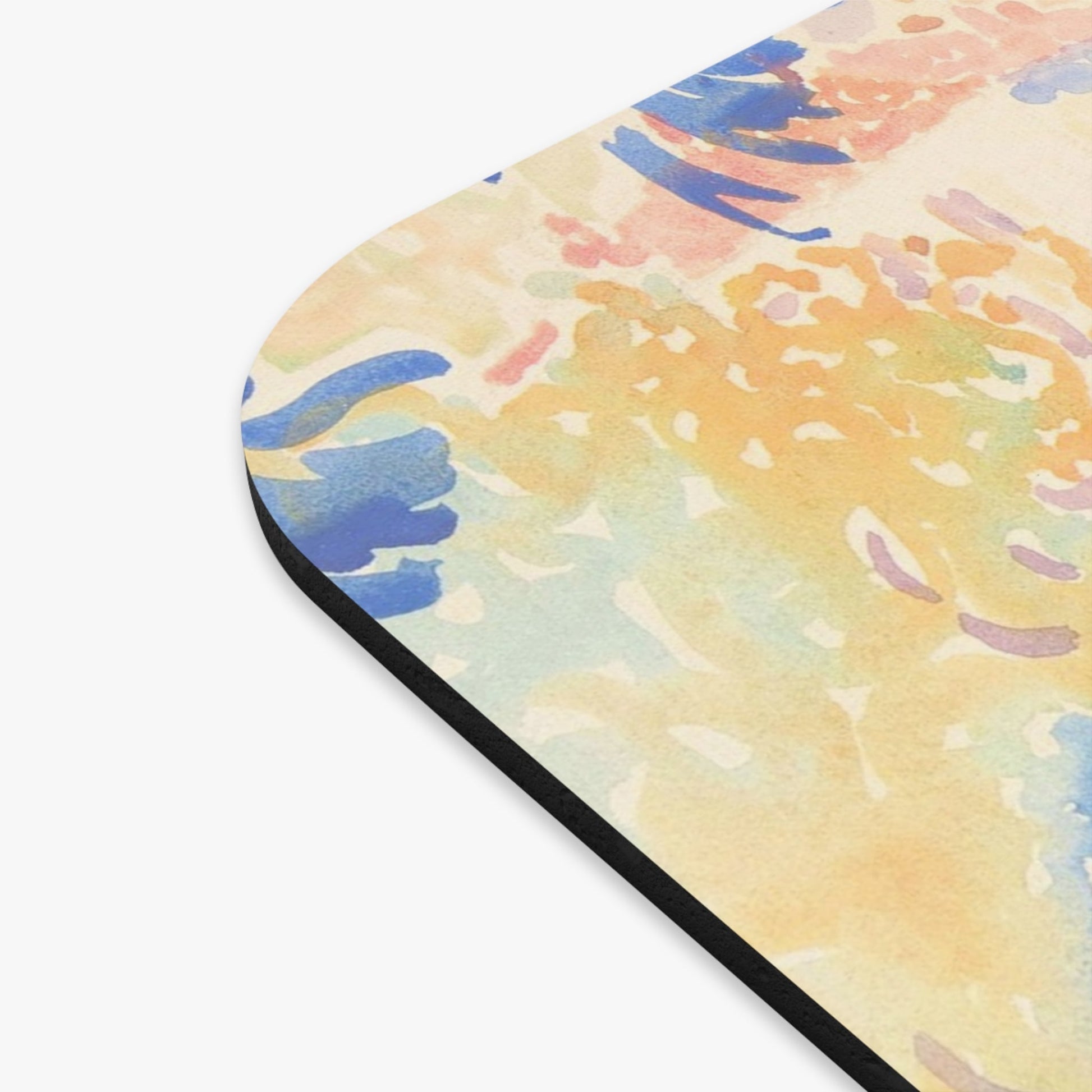 Colorful Nature Vintage Mouse Pad Design Close Up