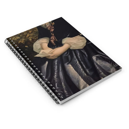 Contemplation Spiral Notebook Laying Flat on White Surface