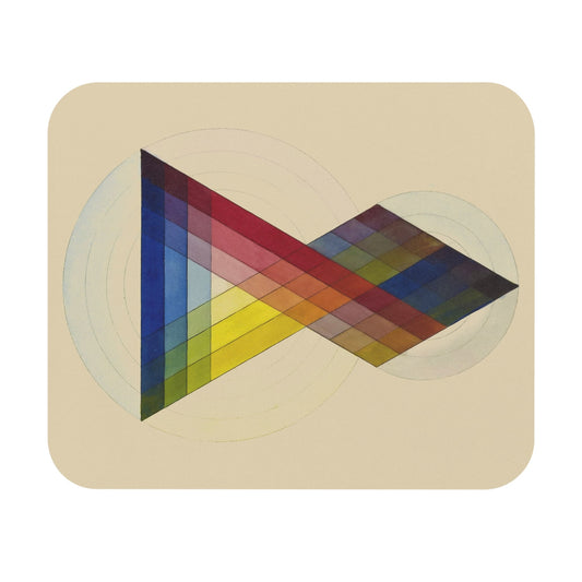 Cool Design Mouse Pad showcasing a prism theme, perfect for desk and office decor.