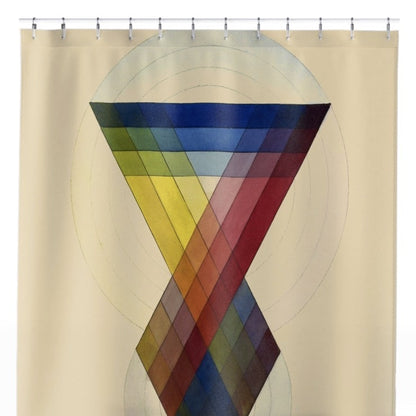 Cool Design Shower Curtain Close Up, Science Shower Curtains