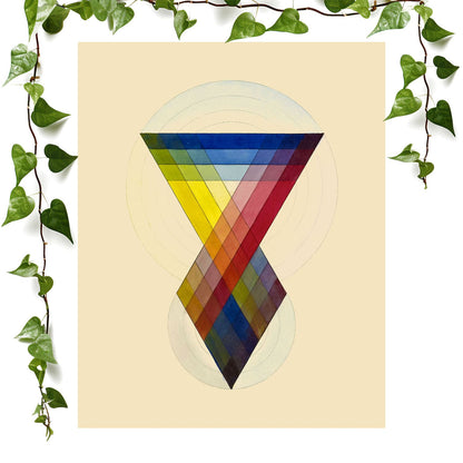 Cool Design art prints featuring Prism vintage wall art