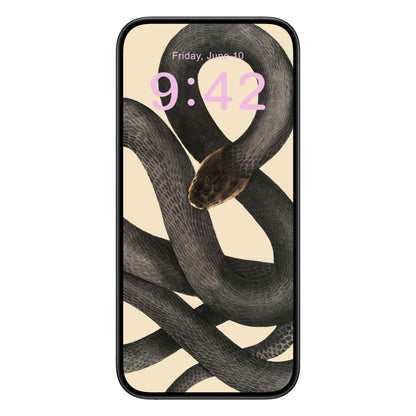 Cool Snake Phone Wallpaper Pink Text