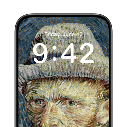 Cool van Gogh Phone Wallpaper Close Up