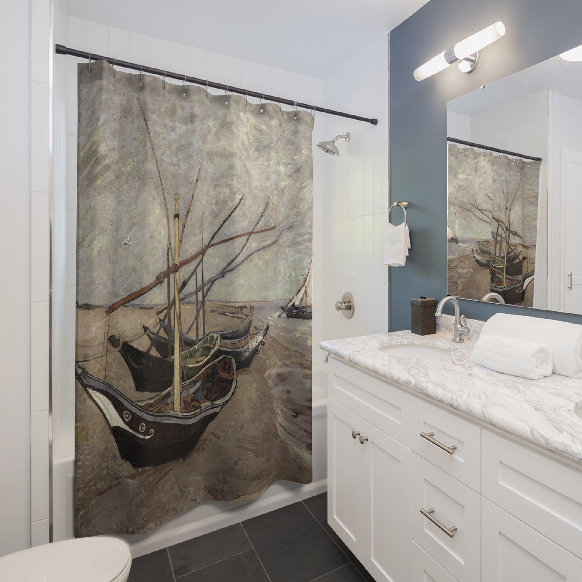 Costal Shower Curtain Best Bathroom Decorating Ideas for Seascapes Decor