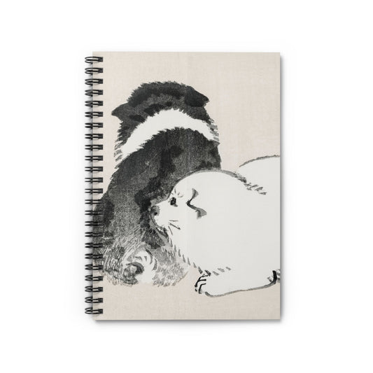 Cute Baby Animals Notebook with Puppies cover, perfect for journaling and planning, featuring adorable puppies.
