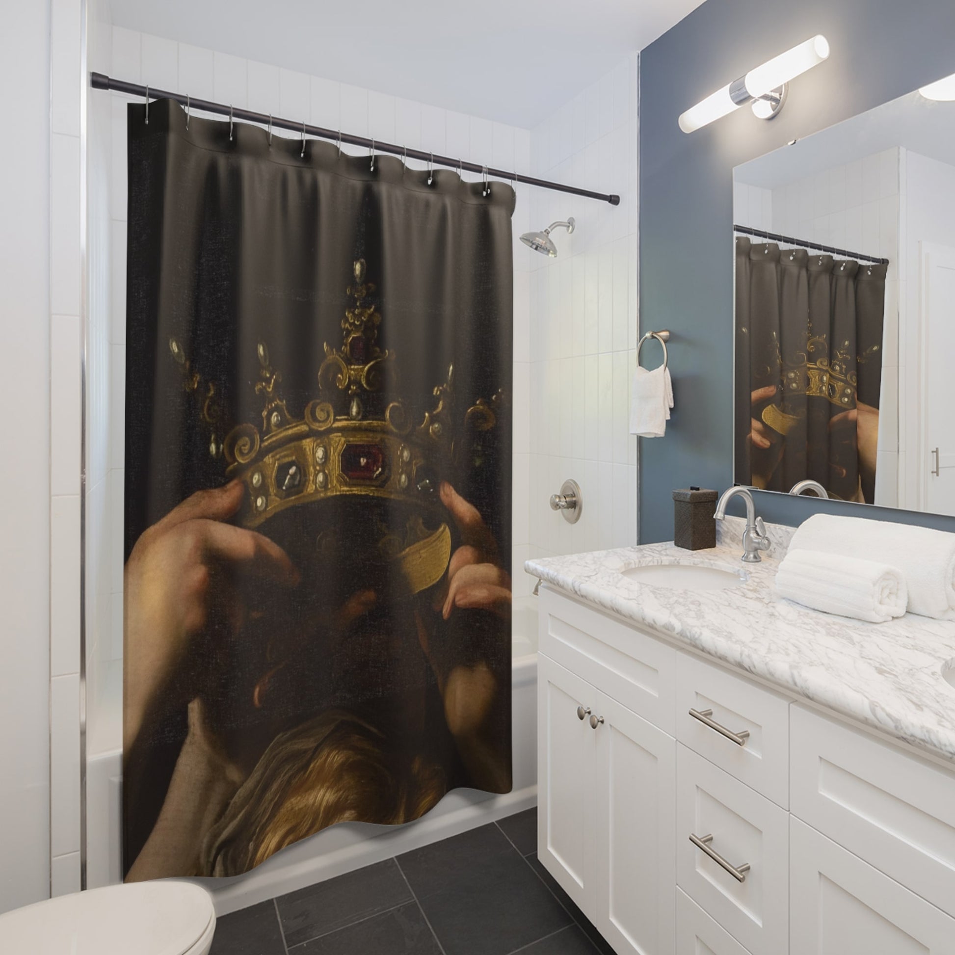 Dark Academia Shower Curtain Best Bathroom Decorating Ideas for Dark Academia Decor