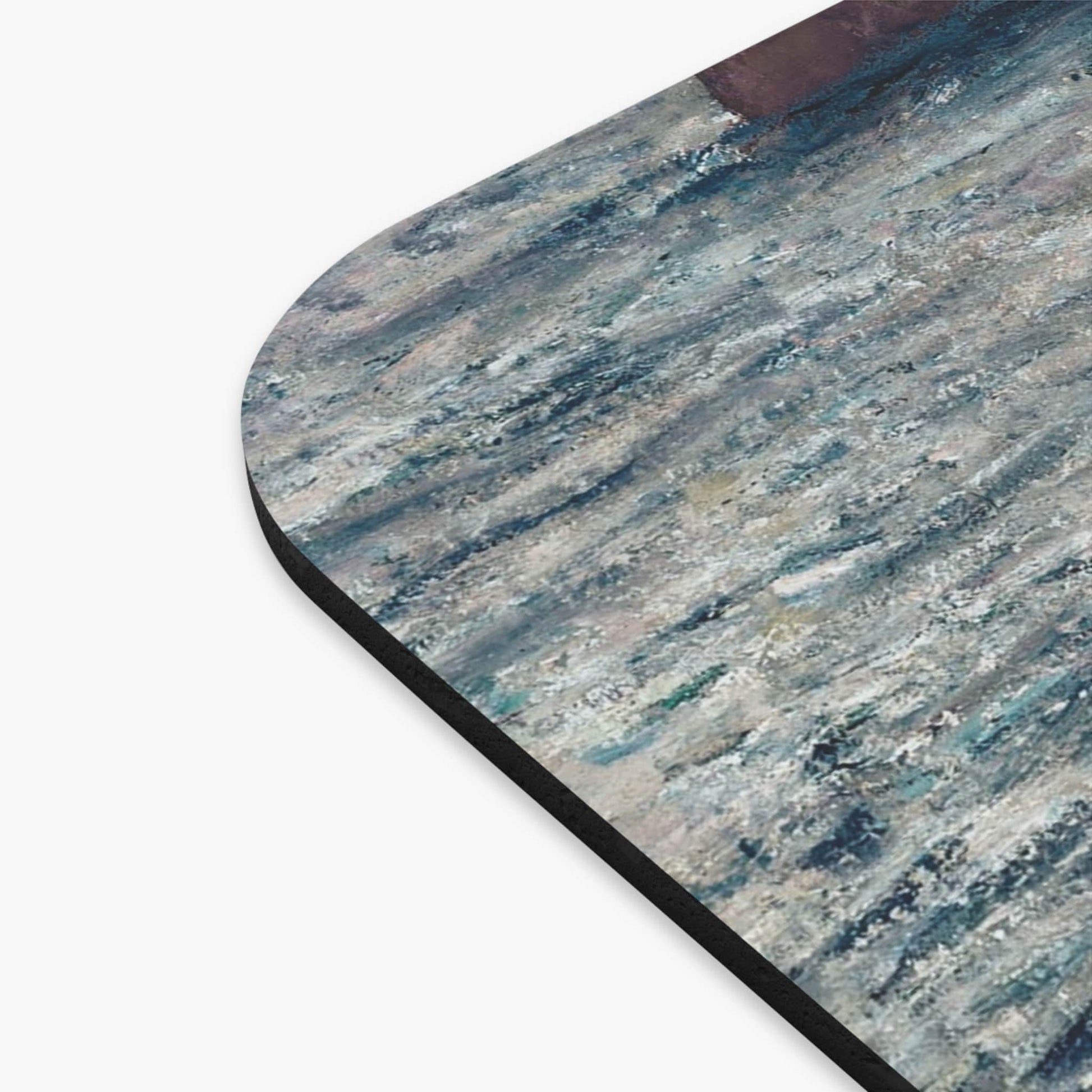 Dark Sea Vintage Mouse Pad Design Close Up