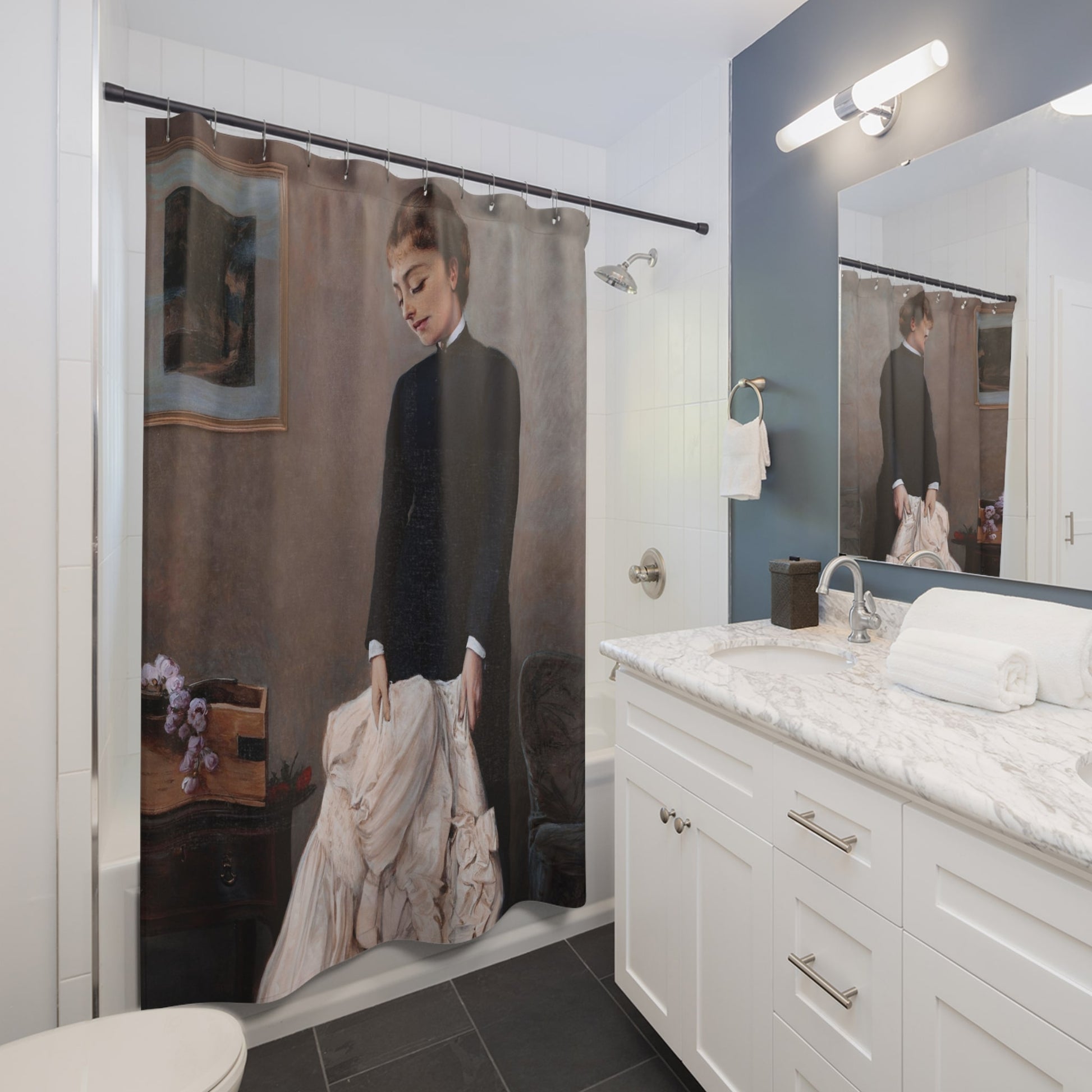 Depressed Shower Curtain Best Bathroom Decorating Ideas for Victorian Decor