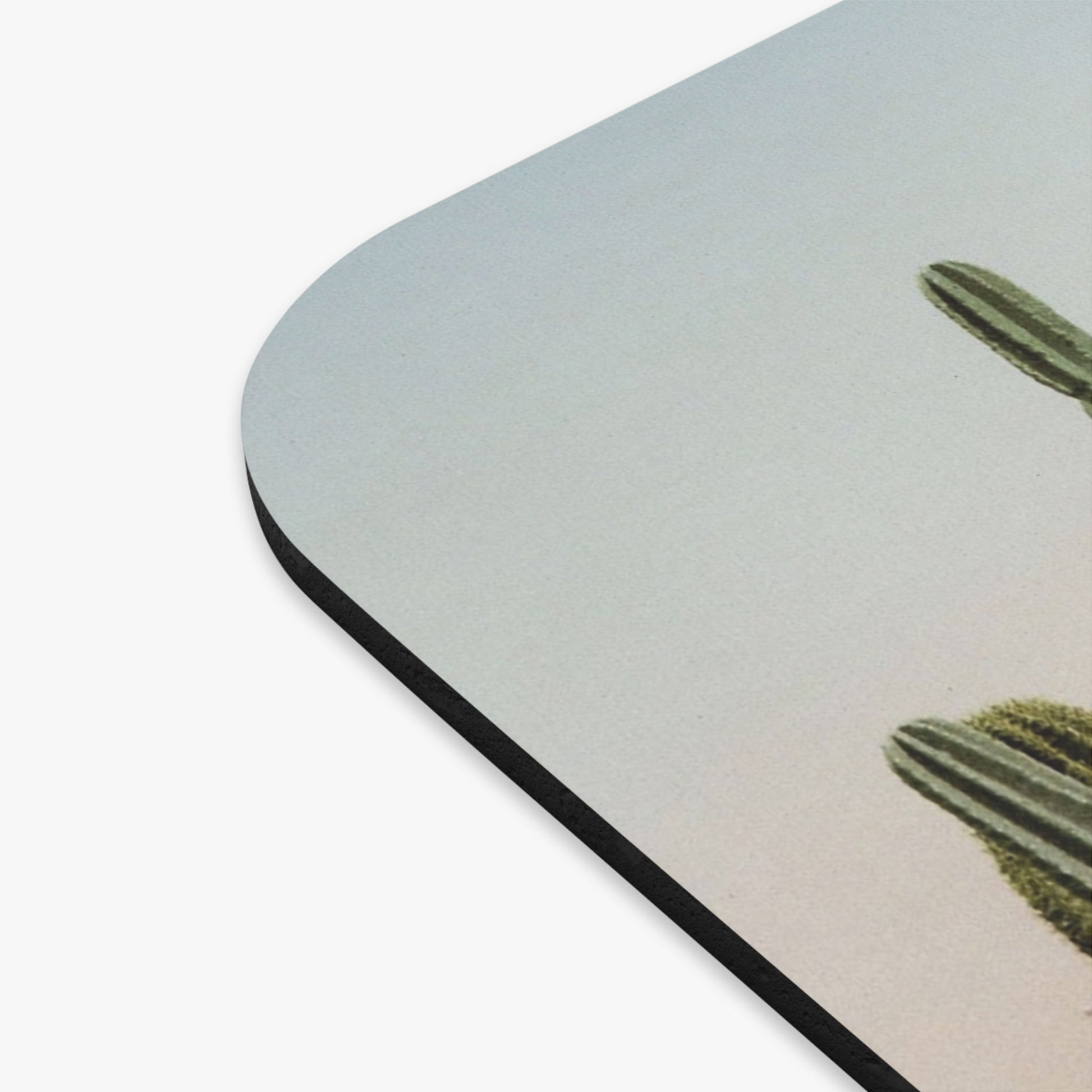 Desert Landscape Vintage Mouse Pad Design Close Up